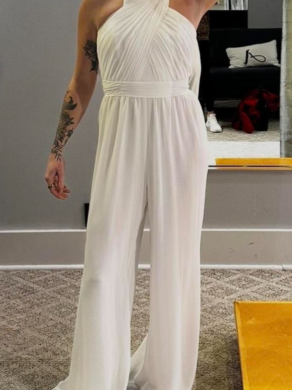 Hailey paige white jumpsuit